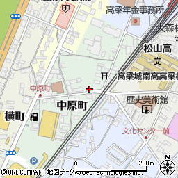 岡山県高梁市中原町1420周辺の地図