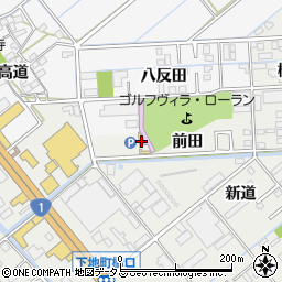 愛知県豊橋市瓜郷町八反田38周辺の地図