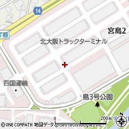 山陽自動車運送株式会社　北大阪支店周辺の地図