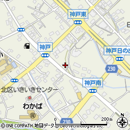 静岡県榛原郡吉田町神戸2158-1周辺の地図