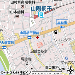 播州信用金庫網干支店周辺の地図