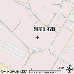 兵庫県三木市別所町石野1523周辺の地図