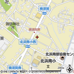 静岡県浜松市浜名区横須賀182周辺の地図