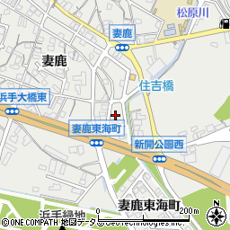 兵庫県姫路市飾磨区妻鹿東海町27周辺の地図