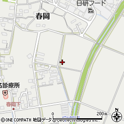 静岡県袋井市春岡1010周辺の地図