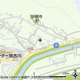 兵庫県加古川市東神吉町升田134周辺の地図