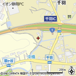 静岡県掛川市千羽439-1周辺の地図