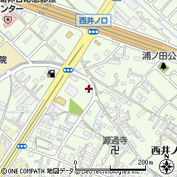 兵庫県加古川市東神吉町西井ノ口580周辺の地図