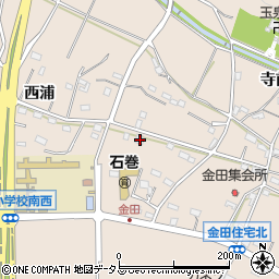 愛知県豊橋市石巻町奥屋敷21周辺の地図