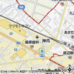 兵庫県高砂市米田町神爪110-5周辺の地図