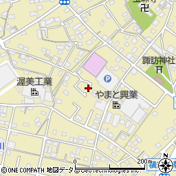 静岡県浜松市浜名区横須賀1137周辺の地図
