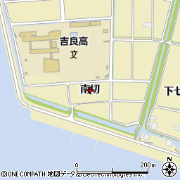 愛知県西尾市吉良町白浜新田南切周辺の地図