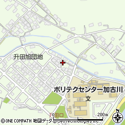 兵庫県加古川市東神吉町升田350周辺の地図