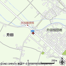 加古川升田簡易郵便局周辺の地図