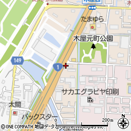 大阪府寝屋川市太間東町23-5周辺の地図