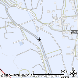 静岡県掛川市高田周辺の地図