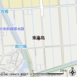 愛知県西尾市吉良町吉田東高島周辺の地図