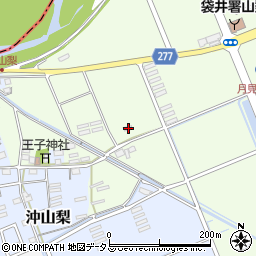 静岡県袋井市上山梨1801-1周辺の地図