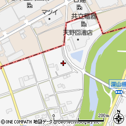 静岡県袋井市深見1602周辺の地図