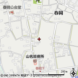静岡県袋井市春岡549周辺の地図