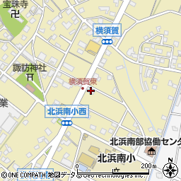 静岡県浜松市浜名区横須賀183周辺の地図