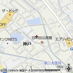 静岡県榛原郡吉田町神戸465周辺の地図