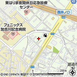 兵庫県加古川市東神吉町西井ノ口590周辺の地図