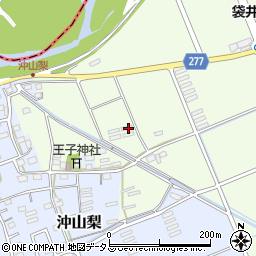 静岡県袋井市上山梨1775-2周辺の地図