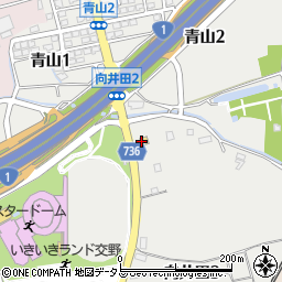交野向井田食堂周辺の地図