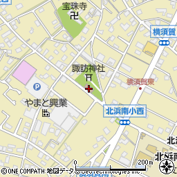 横須賀公民館周辺の地図