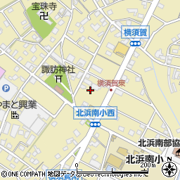 静岡県浜松市浜名区横須賀162周辺の地図
