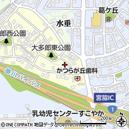 静岡県掛川市大多郎126周辺の地図