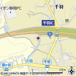 静岡県掛川市千羽441-1周辺の地図