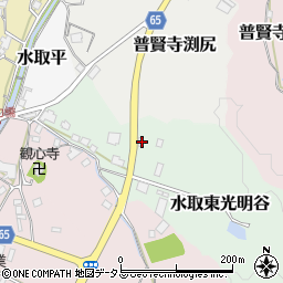 京都府京田辺市水取東光明谷13-5周辺の地図