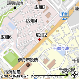 吉野家１７１号線伊丹店周辺の地図