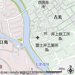 兵庫県姫路市大津区吉美848周辺の地図
