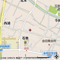 愛知県豊橋市石巻町奥屋敷45周辺の地図