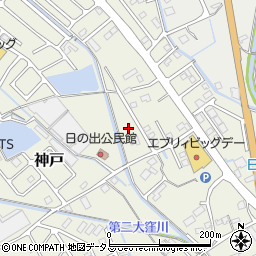静岡県榛原郡吉田町神戸185周辺の地図
