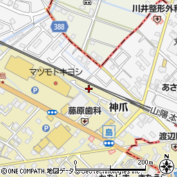 兵庫県高砂市米田町神爪110-28周辺の地図