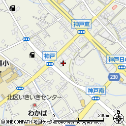 静岡県榛原郡吉田町神戸2157周辺の地図