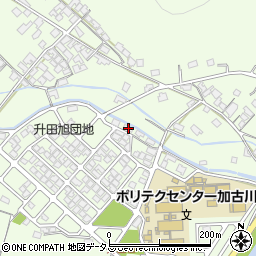 兵庫県加古川市東神吉町升田348周辺の地図