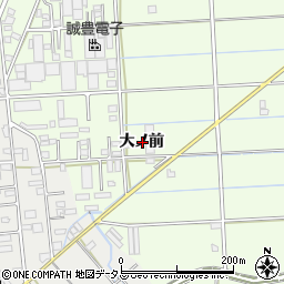 愛知県豊橋市大村町大ノ前周辺の地図