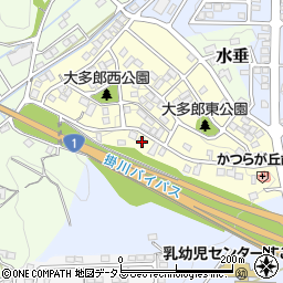 静岡県掛川市大多郎147周辺の地図