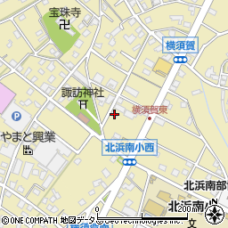 静岡県浜松市浜名区横須賀161周辺の地図