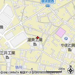 静岡県浜松市浜名区横須賀1746周辺の地図