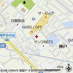 静岡県榛原郡吉田町神戸488周辺の地図
