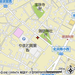 静岡県浜松市浜名区横須賀117周辺の地図