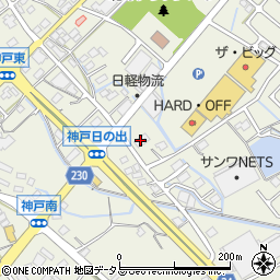 静岡県榛原郡吉田町神戸524周辺の地図