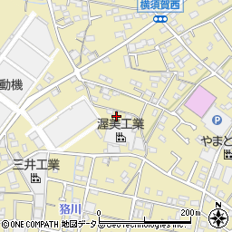 静岡県浜松市浜名区横須賀1745周辺の地図