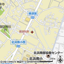静岡県浜松市浜名区横須賀207周辺の地図